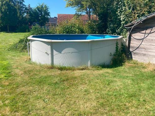 Opbouw zwembad 4,5m diameter, Jardin & Terrasse, Piscines, Utilisé, Piscines hors sol, 80 à 120 cm, 400 cm ou plus, 300 cm ou plus