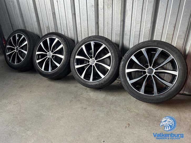 6-7mm! VAG VW Audi Mercedes BMW Seat Cupra 17 inch zwarte ve, Auto-onderdelen, Banden en Velgen, Banden en Velgen, Zomerbanden