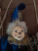 6 leuke clownspoppen - marionetten om op te hangen, Verzamelen, Poppen, Ophalen of Verzenden, Gebruikt, Pop