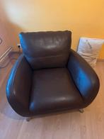 Leren zetel te koop, Ophalen, Zo goed als nieuw