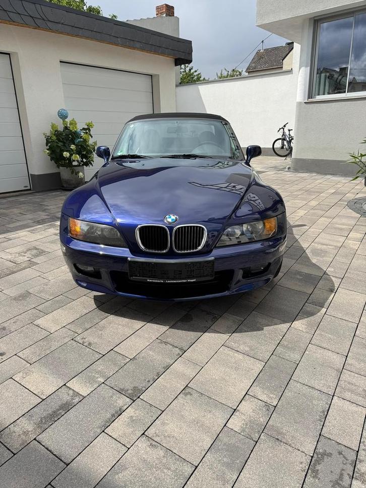 Bmw z3 cabrio 2.8, Auto's, BMW, Particulier, Z3, Benzine, Euro 3, Cabriolet, 2 deurs, Handgeschakeld, Blauw, Zwart, Leder, Achterwielaandrijving