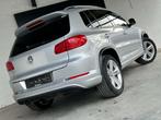 Volkswagen Tiguan 2.0 CR TDi R line * XENON + CUIR + GPS + T, Auto's, Te koop, Zilver of Grijs, Xenon verlichting, Gebruikt
