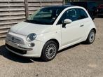 Fiat 500 lounge 1.2 benzine met garantie, Euro 5, Wit, Bedrijf, Handgeschakeld