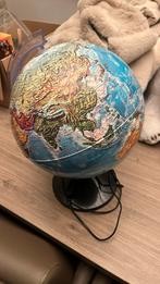 Wereldbol met licht, Ophalen