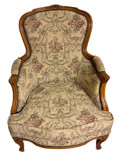 Franse Louis XV-stijl fauteuil’s, Antiquités & Art, Antiquités | Meubles | Chaises & Canapés, Enlèvement