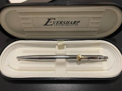 Stylo Eversharp Astronaut – Finition Chrome & Or 22K – Co, Verzamelen, Pennenverzamelingen, Nieuw, Vulpen, Overige merken, Met doosje
