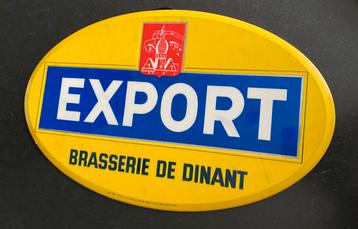 bier & brouwerij reclamebord EXPORT BRASSERIE DE DINANT 1947 beschikbaar voor biedingen