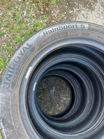 4 Uniroyal Rainsport 5 195/50 R15 zomerbanden beschikbaar voor biedingen