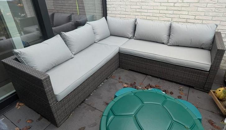 Loungeset voor terras-moet weg vóór 6/12 -ophalen in Kontich, Tuin en Terras, Tuinsets en Loungesets, Gebruikt, Loungeset, Ophalen