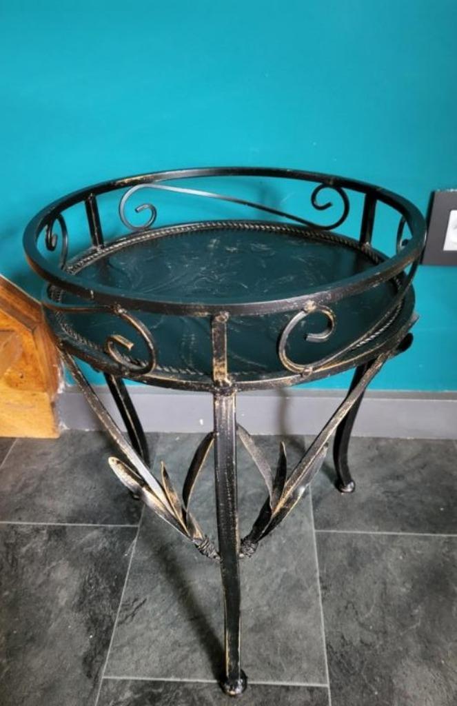 Smeedijzer bijzettafeltje- Spaanse revival, Antiek en Kunst, Antiek | Meubels | Tafels, Ophalen