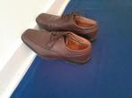Heren geklede schoenen in bruin leder, Maat 41, Max & Harris, Max & Harris, Bruin, Ophalen of Verzenden, Gedragen
