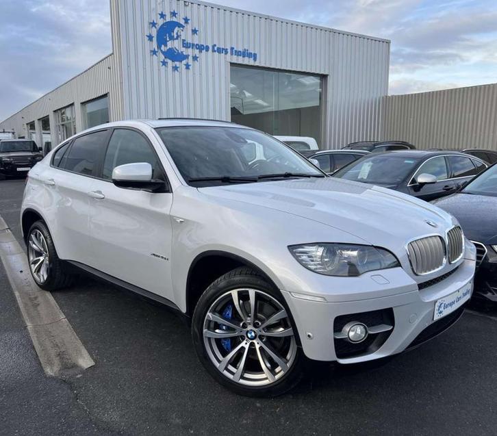 BMW X6 PACK M Xdrive 40D 306 CH CUIR TOIT OUVRANT BOITE AUTO, Auto's, BMW, Bedrijf, Te koop, X6, ABS, Achteruitrijcamera, Airbags