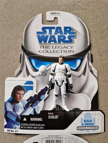 Star Wars Hasbro Loose Han Solo Stormtrooper BD31Legacy disponible aux enchères