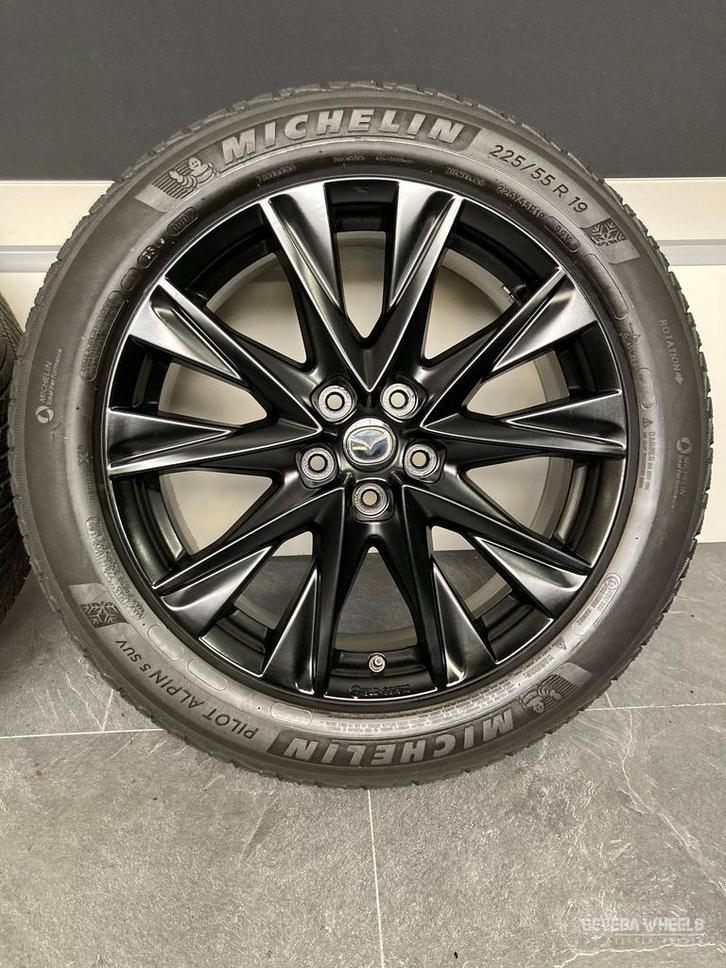 19” originele Mazda CX5 velgen + winterbanden 5x114.3 TPMS, Autos : Pièces & Accessoires, Pneus & Jantes, Pneus et Jantes, Pneus hiver