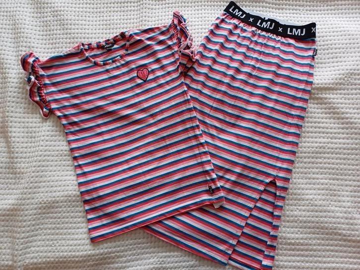 Set LMJ rok en top 128-134, Kinderen en Baby's, Kinderkleding | Maat 128, Gebruikt, Meisje, Setje, Ophalen of Verzenden
