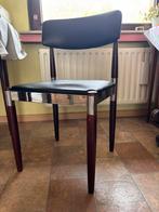 4 retro stoelen met ronde tafel, Huis en Inrichting, Stoelen, Gebruikt, Ophalen