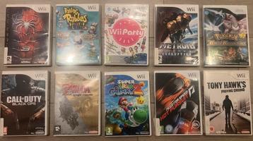 Verschillende wii spelletjes en wii console beschikbaar voor biedingen