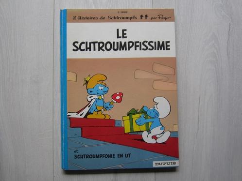 Le schtroumpfissime - dos rond bleu - 1972, Livres, BD, Utilisé, Une BD, Enlèvement ou Envoi