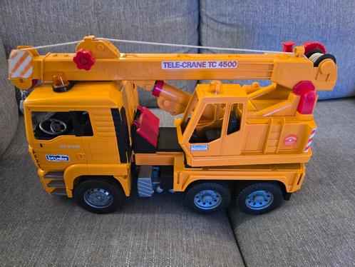 Camion-grue Bruder MAN, Enfants & Bébés, Jouets | Véhicules en jouets, Comme neuf, Enlèvement ou Envoi