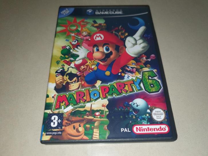 Mario Party 6 GameCube GC Game Case, Games en Spelcomputers, Games | Nintendo GameCube, Zo goed als nieuw, Verzenden