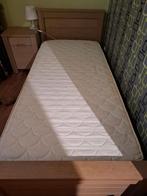 1 persoonsbed incl lattenbodem en nachtkastje, 90 cm, Enlèvement, Bois, 210 cm