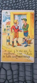 Oude reclamebriefkaart/Chartreux-olie, Verzamelen, Verzenden