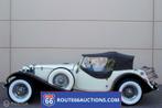 Jaguar SS100 Replica Cabriolet 1959 | Route 66 Auctions, Auto's, Cabriolet, Wit, Bedrijf, Handgeschakeld