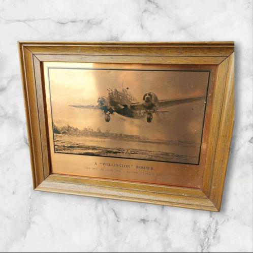 British WO2 RAF Copper plated frame Wellington Bomber, Verzamelen, Militaria | Tweede Wereldoorlog, Ophalen of Verzenden