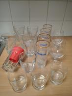 LOT van 16 glazen BIEREN - WATER - Gaaf - Voor de kotstudent, Ophalen of Verzenden