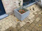 Granieten  plantenpot, Tuin en Terras, Ophalen, Steen, Vierkant, Zo goed als nieuw