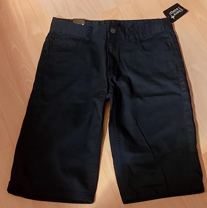 164 14 jaar bermuda short marine blauw nieuw met etiket, Kinderen en Baby's, Kinderkleding | Maat 164, Nieuw, Jongen, Broek, Ophalen of Verzenden
