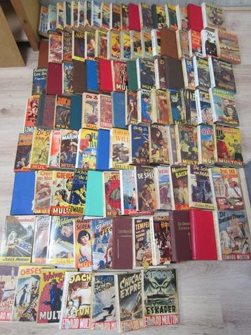 Collectie detectiveboeken Multon Francis Hobart, Jules Moran beschikbaar voor biedingen