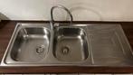 Evier inox Teka - 2 bacs, Enlèvement, Comme neuf