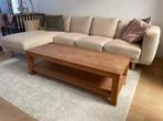 Salontafel teak rechthoekig, Huis en Inrichting, Tafels | Salontafels, Ophalen, Gebruikt, 100 tot 150 cm, Rustiek