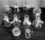 Verschillende decoratieve glazen flesjes, Maison & Meubles, Accessoires pour la Maison | Vases, Enlèvement ou Envoi, Blanc, Neuf
