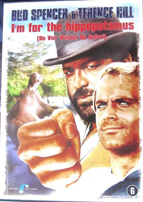 DVD KOMEDIE- I'M FOR THE HIPPOPOTAMUS (TERENCE HILL- SPENCER, Cd's en Dvd's, Dvd's | Actie, Zo goed als nieuw, Actiekomedie, Alle leeftijden