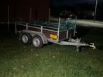 Geremde dubbelas aanhangwagen, Auto diversen, Aanhangers en Bagagewagens, Ophalen, Zo goed als nieuw