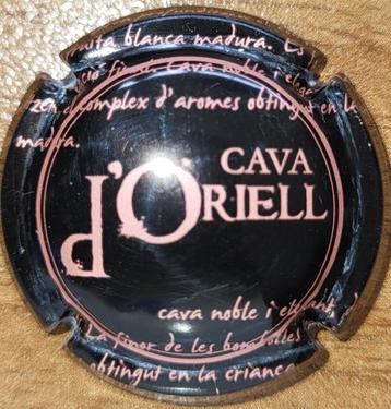 Capsule Cava d'Espagne D'ORIELL noir & rose nr 01a, Enlèvement ou Envoi, Neuf, Espagne, Vin blanc