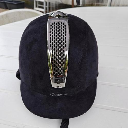 Fouganza paardrijcap C700 maat 56, Dieren en Toebehoren, Paardrijkleding, Zo goed als nieuw, Ophalen of Verzenden