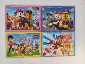 Puzzels (4) Paw Patrol beschikbaar voor biedingen