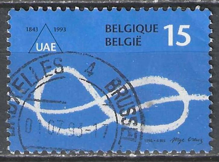 Belgique 1993 - Yvert/OBP 2507 - 150 ans de l'U.L.B. (ST), Timbres & Monnaies, Timbres | Europe | Belgique, Affranchi, Envoi