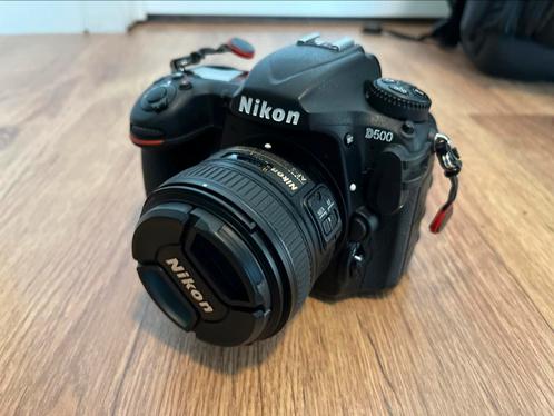 Nikon D500 + lenzen, Audio, Tv en Foto, Fotocamera's Digitaal, Zo goed als nieuw, Nikon, Ophalen