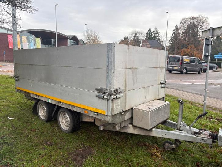 3-zijdige kipper aanhangwagen eduard, Auto diversen, Aanhangers en Bagagewagens, Gebruikt, Ophalen