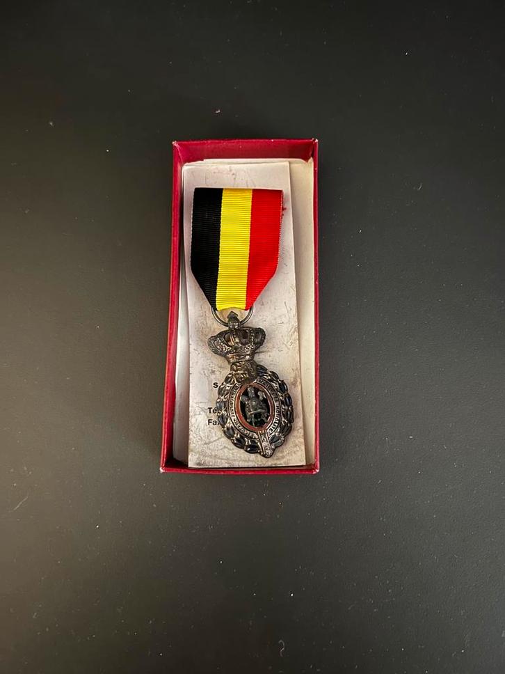 Belgische Politie / Rijkswacht Medaille, Verzamelen, Militaria | Algemeen, Rijkswacht, Ophalen