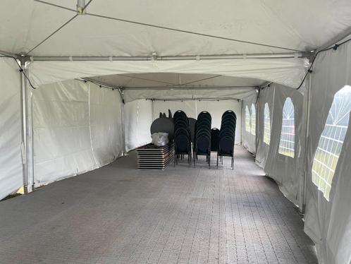 Te koop 235m² ProFloor PVC evenementenvloer tentvloer, Tuin en Terras, Partytenten, Gebruikt, Ophalen