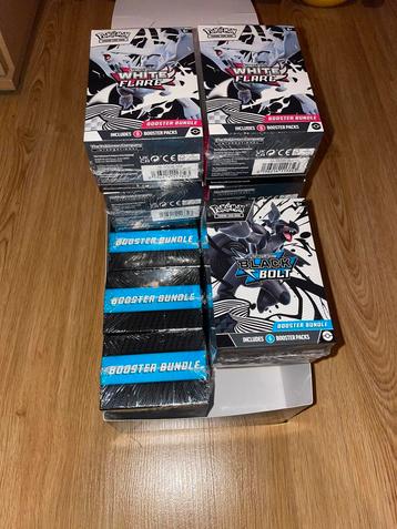 4 black bolt booster bundle pokemon beschikbaar voor biedingen