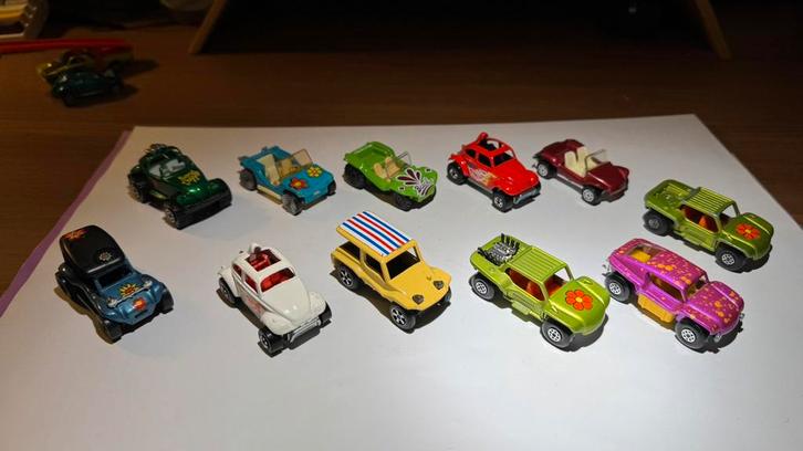 1970s/80s Diecast Buggy Lot - Majorette, Hot Wheels, Corgi,, Hobby & Loisirs créatifs, Voitures miniatures | 1:87, Utilisé, Corgi