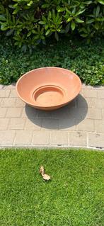Terracotta schaal bloempot – breed model voor vetplanten of, Tuin en Terras, Ophalen, Gebruikt, 40 cm of meer, Rond