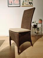 6 Rotan stoelen van Lloyd Loom, Ophalen, Gebruikt, Bruin, Boho