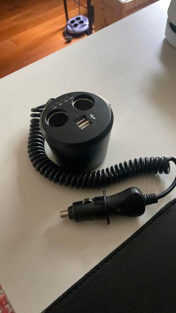 Splitter 12 volt sigarettenaansteker auto beschikbaar voor biedingen
